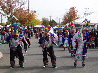 International Dancers entertain at the Annandale Parade